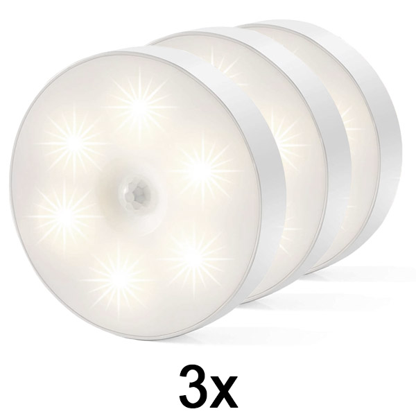 3x Έξυπνη λάμπα LED με αισθητήρα κίνησης | LUMISIGN
